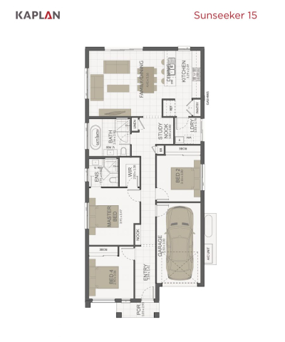 Kaplan Homes Floorplan Sunseeker 15 Portrait 2022