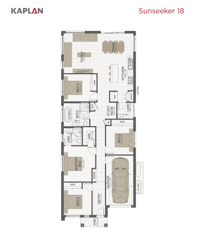 Kaplan Homes Floorplan Sunseeker 18 Portrait 2022