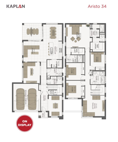Kaplan Homes Floor Plan Aristo 34 Portrait