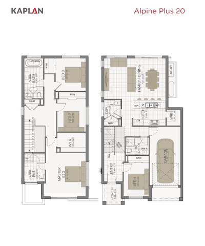 Kaplan Homes Alpine Plus 20 floor plan