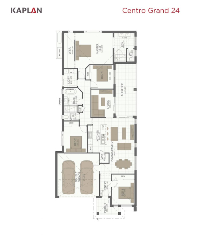Kaplan Homes Floorplan Centro Grand 24 Portrait 2022