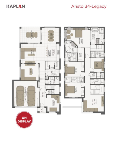 Kaplan Homes Floor Plan Aristo 34-Legacy Portrait