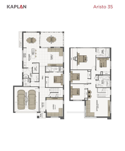 Kaplan Homes Floor Plan Aristo 35 Portrait