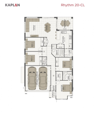 Kaplan Homes Rhythm-20 Country Lane portrait floor plan