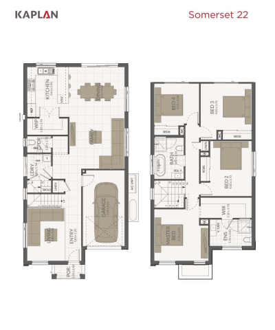 Kaplan Homes Floor Plan Somerset 22 Portrait