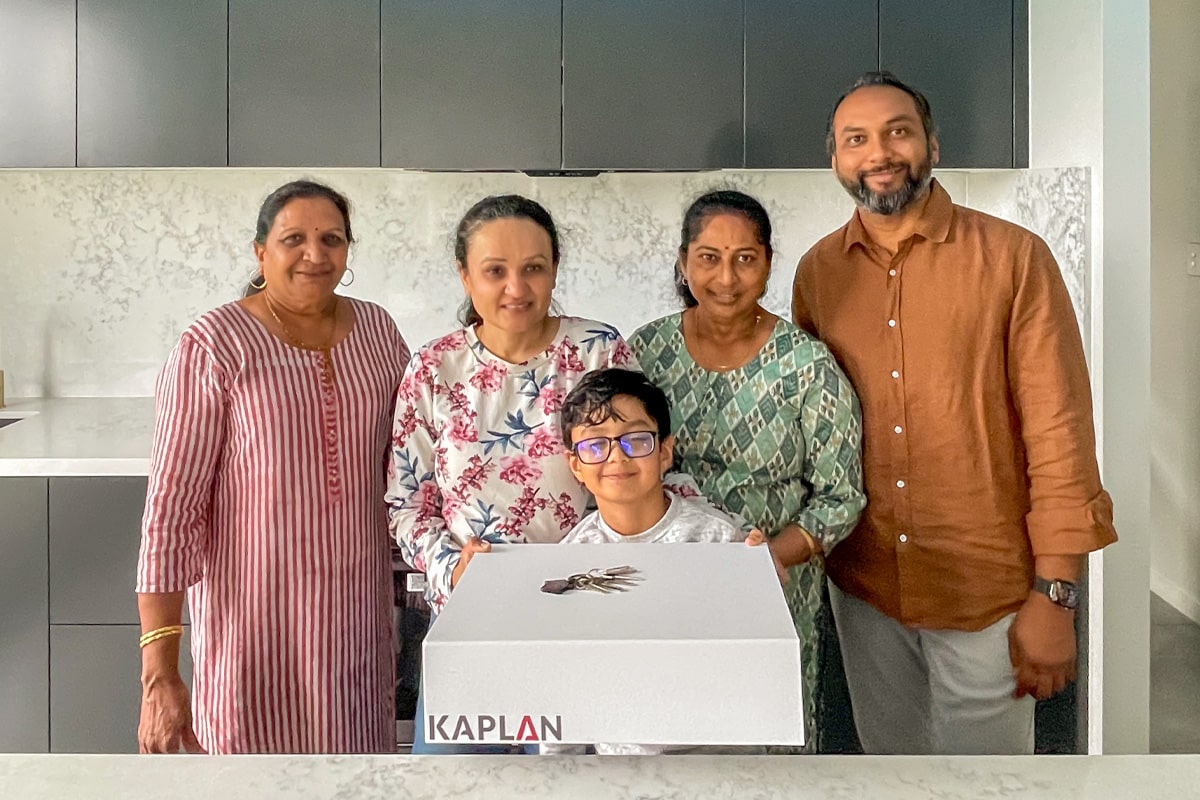 Kaplan Homes Customer Handover Photo