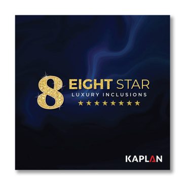 Kaplan 8 Star Luxury Inclusions Book Cover new