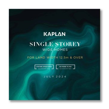 Kaplan Homes Single Storey Designs Wide book cover